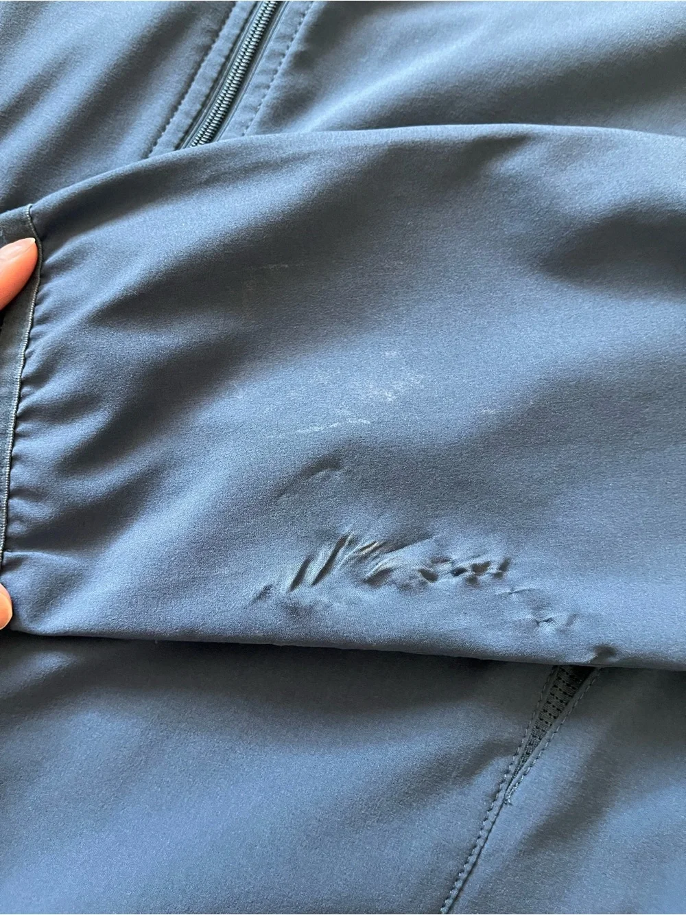 The North Face Flight Series Blue Full Zip Removable Sleeves Jacket‎ Vest Men XL